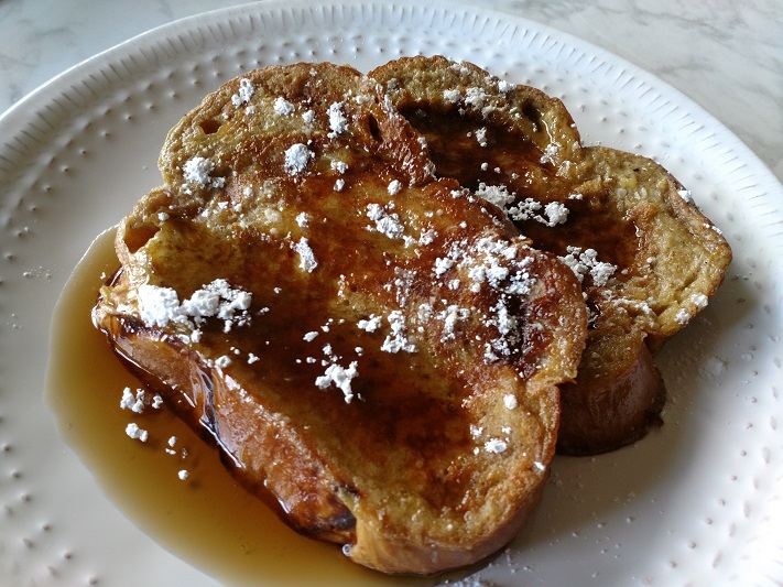 "Orange Challah Bread French Toast" - Chowdown Lowdown